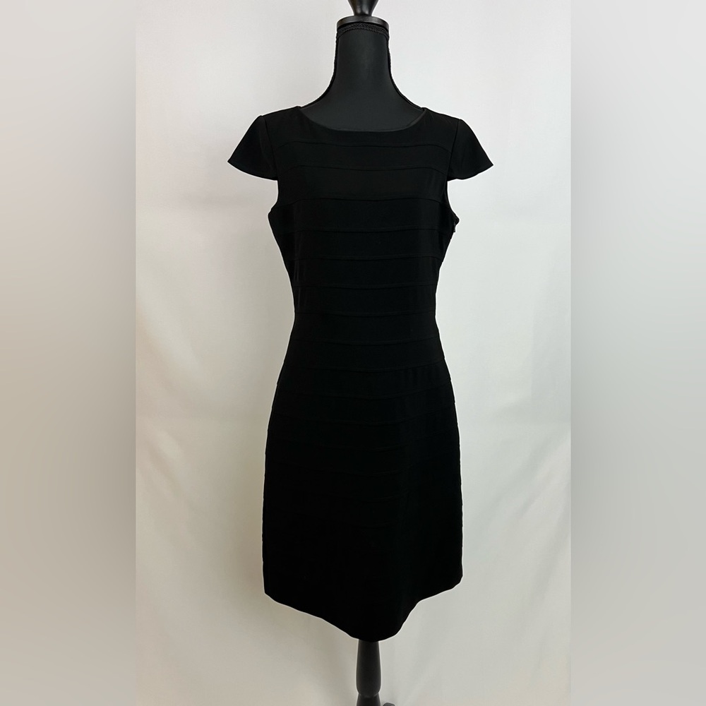 Anne Klein Black Sheath Mini Dress